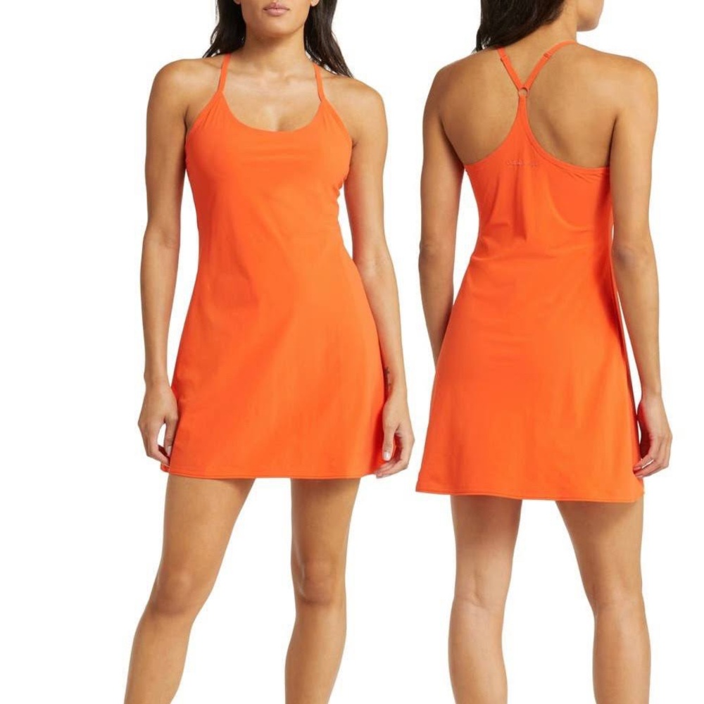 Outdoor Voices Orange Exercise Dress
